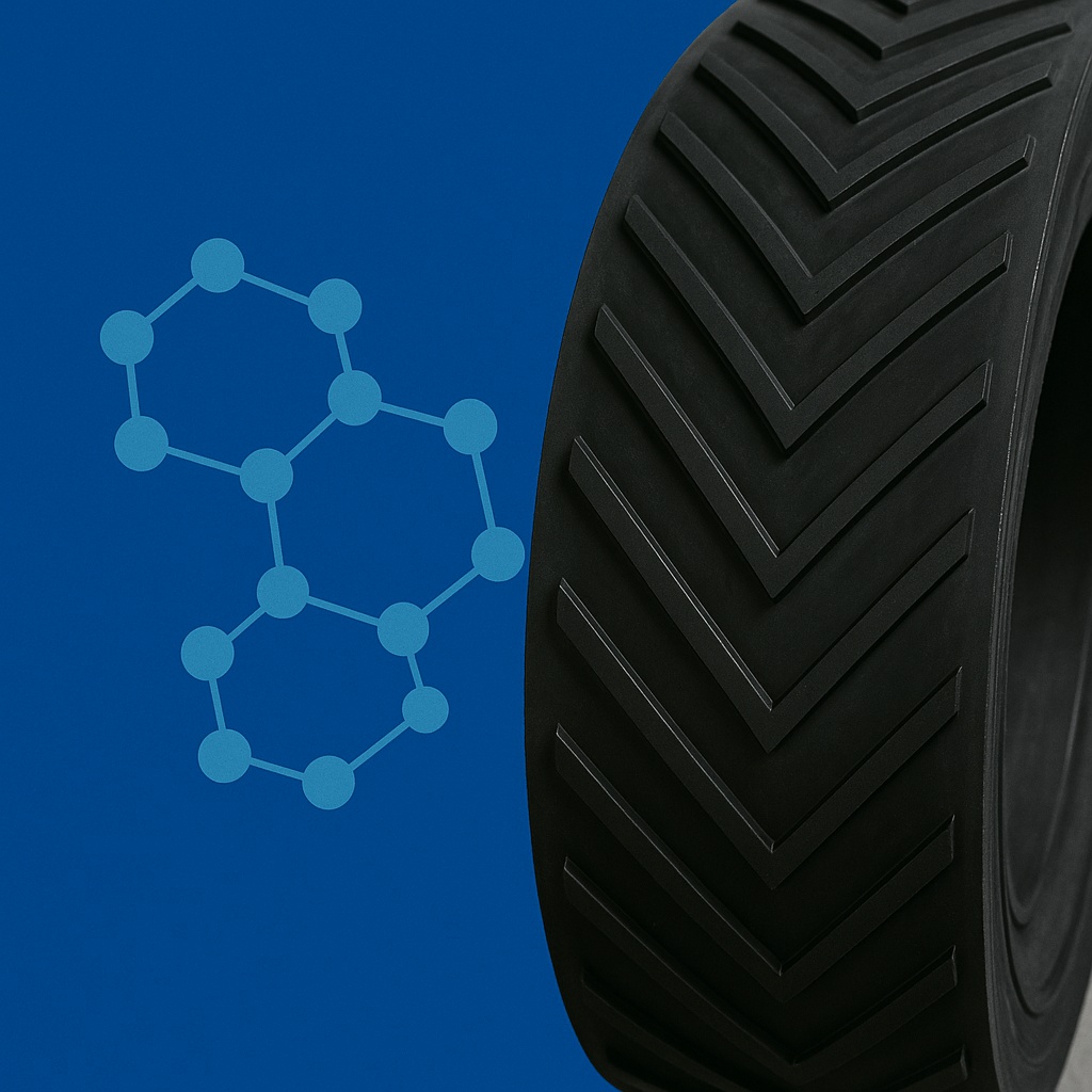 Nanotubos de carbono aumentam resistência da borracha usada em correias